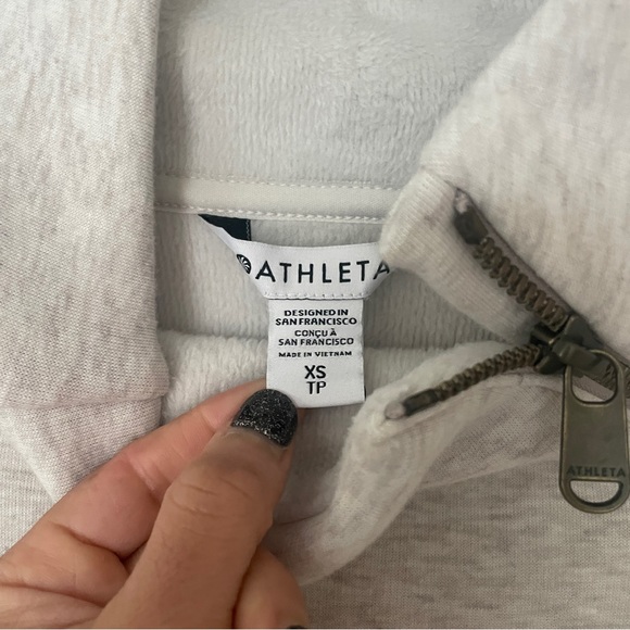 Cozy Karma Asymmetric Pullover - Athleta Sweatshirt - Picture 5 of 6